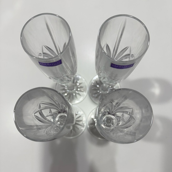 Crystal Champagne Flutes Set - Picture 2 of 4